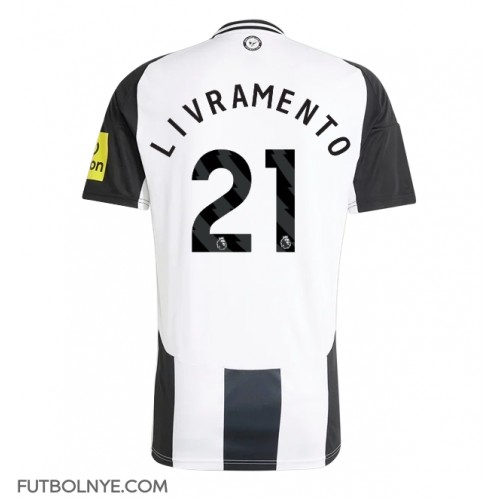 Camiseta Newcastle United Tino Livramento #21 Primera Equipación 2024-25 manga corta